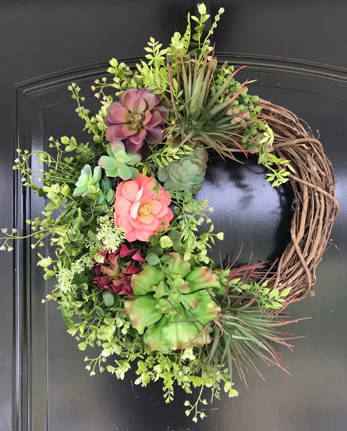 Indoor Succulent Wreath 1