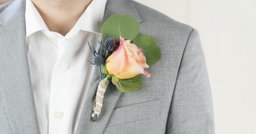 DIY Succulent Boutonniere