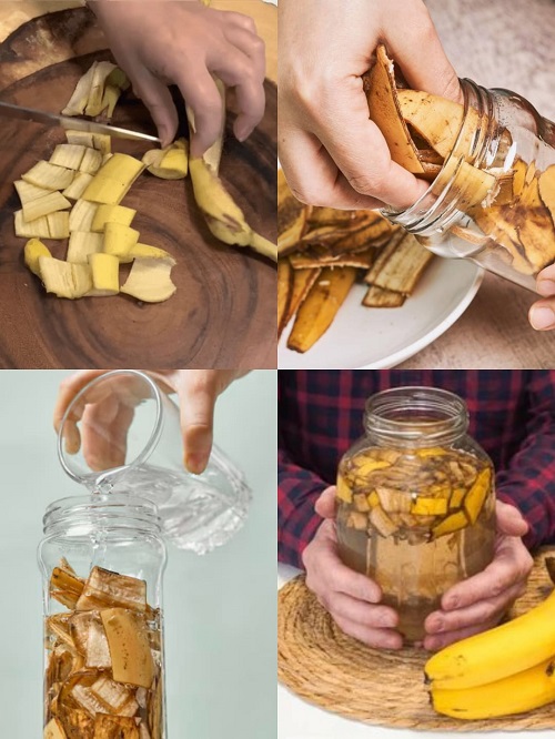 How to Make Banana Peel Water